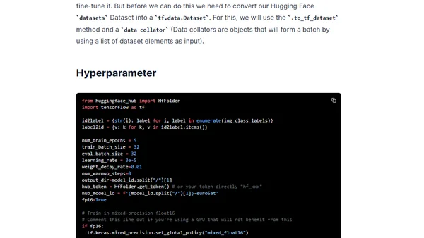 Image Classification with Hugging Face Transformers and `Keras`
