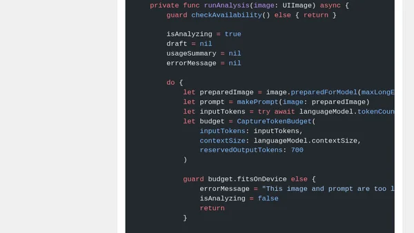 Analyze Images With Foundation Models In SwiftUI