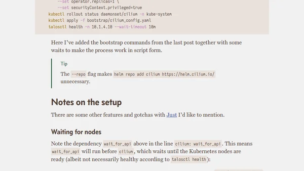 Just: command runner & documentation