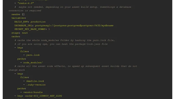 Speed up Rails/Rspec test by parallelization + asset pre-precompile + Gitlab-CI/Coverage integration