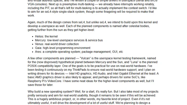 The Helios microkernel