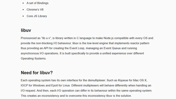 The Node.js system