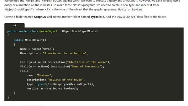 Build a Basic GraphQL Server with ASP.NET Core and Entity Framework in 10 Minutes
