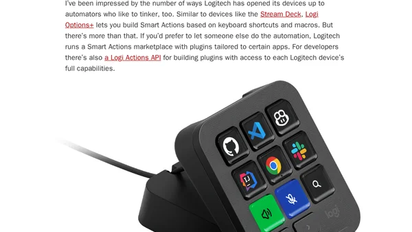 Logitech Releases the Developer-Focused MX Keypad for AI Automation