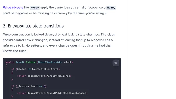 What Invariants Are (and Why a Domain Model Is the Best Place to Enforce Them)
