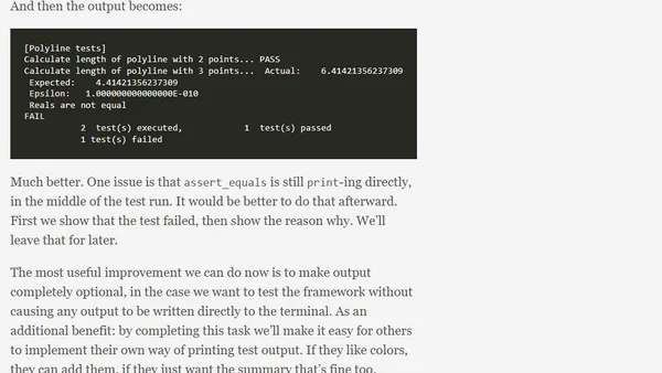 Fortran - Testing - Showing progress and printing results