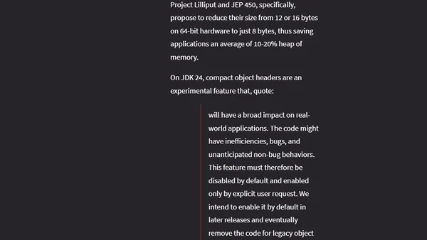 Java 24 Performance Improvements & Deprecations - Inside Java Newscast #82