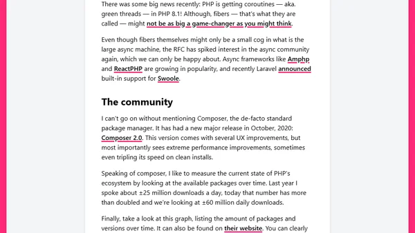PHP in 2021