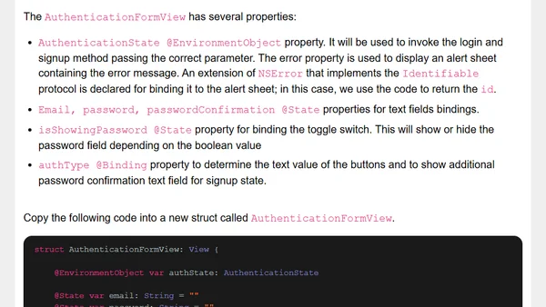 Building Authentication in SwiftUI using Firebase Auth SDK & Sign in with Apple