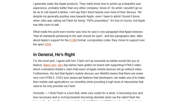 Jobs Has Spoken
