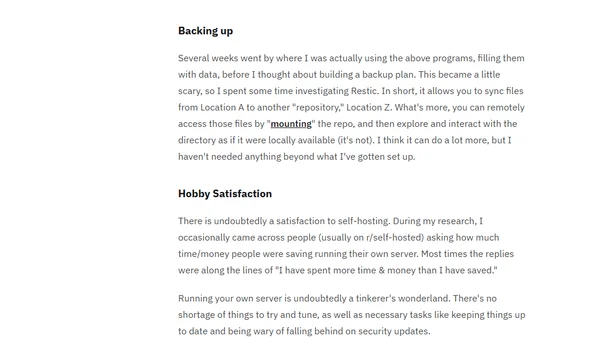 Diving into self-hosting