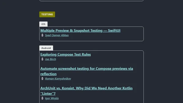 Mobile Automation Newsletter - #15