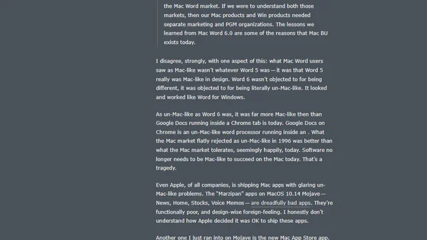 From the DF Archive: ‘Electron and the Decline of Native Apps’