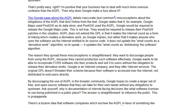 The falsehoods of anti-AGPL propaganda