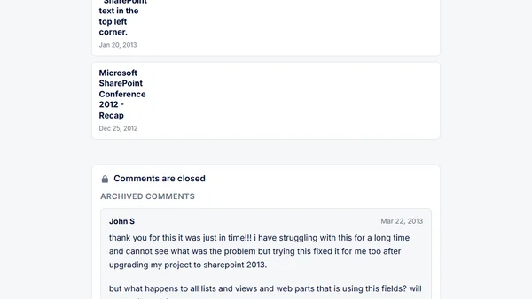 SP 2013: Duplicate field name was found after upgrading your SharePoint 2010 solutions to SharePoint 2013