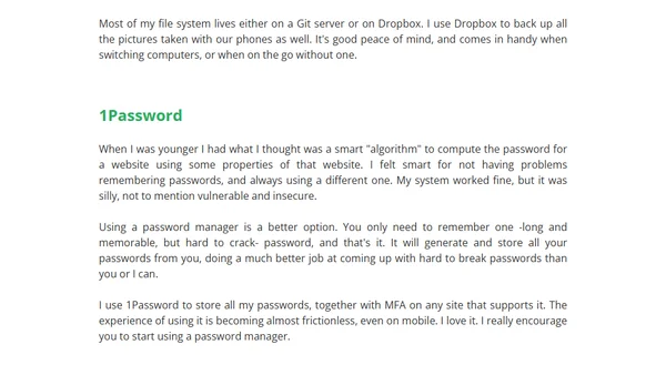 Apps and Tools