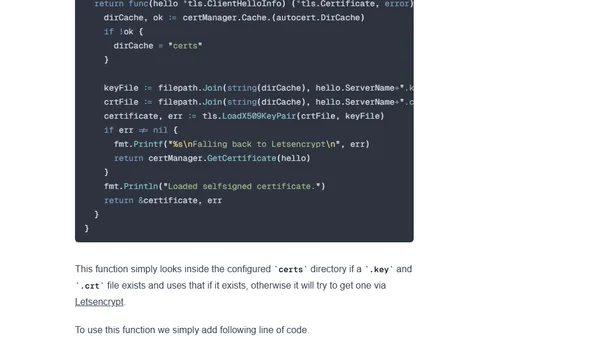 Build a Go Webserver on HTTP/2 using Letsencrypt