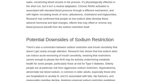 RHR: Shaking Up the Salt Myth