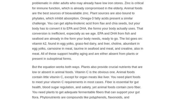 RHR: New Study Challenges the Plant-Based Longevity Myth