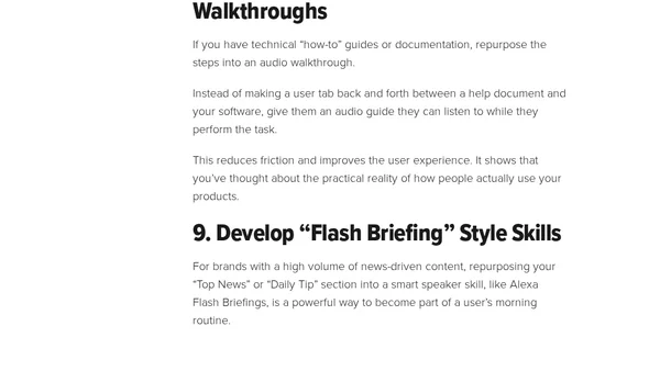 11 Tips to Extend the Life of Your Best Content Using Audio Formats